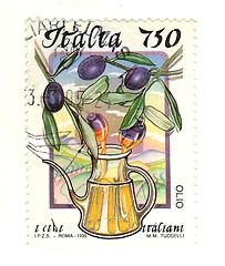 Image showing italian stamp