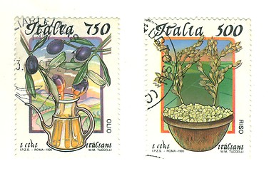 Image showing italian stamp