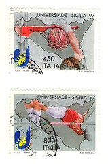 Image showing italian stamp