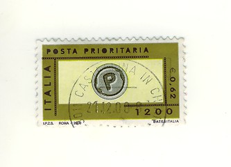 Image showing italian stamp