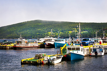 Image showing Fishing boats in Newfoundland