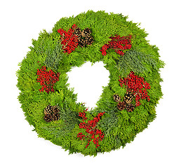 Image showing Christmas wreath