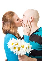 Image showing Happy couple kissing