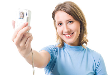 Image showing Self portrait photograp