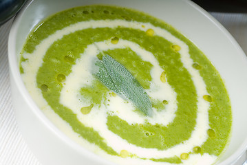 Image showing spinach soup