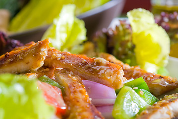 Image showing sesame chicken salad