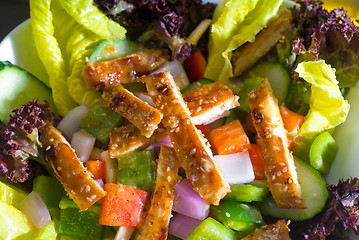 Image showing sesame chicken salad