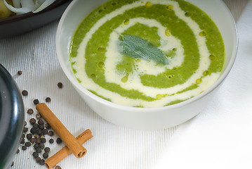 Image showing spinach soup