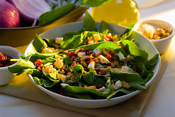 Image showing spinach salad