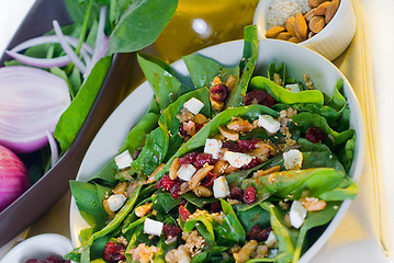 Image showing spinach salad