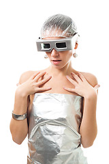 Image showing Artificial intelligence woman
