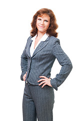 Image showing Positive confident bussiness woman