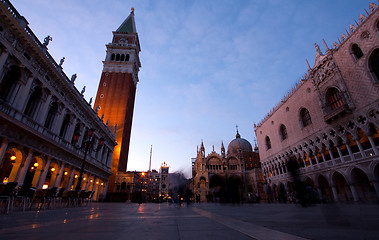 Image showing Piazza Sao Marco in Venice