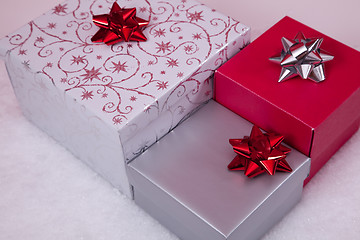 Image showing three christmas presents