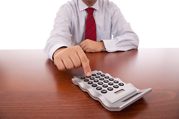 Image showing Accountant businessman