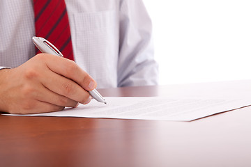 Image showing Signing a contract