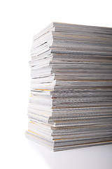 Image showing Stack of magazines