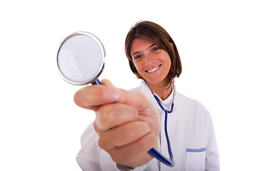 Image showing Friendly female doctor