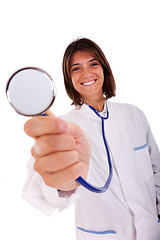 Image showing Friendly female doctor