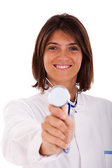 Image showing Friendly female doctor