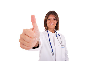 Image showing friendly female doctor