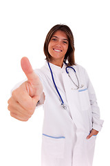 Image showing Friendly female doctor