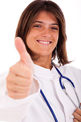 Image showing Friendly female doctor