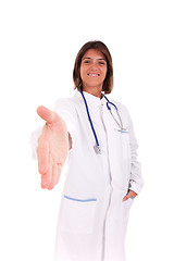 Image showing Friendly female doctor