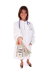 Image showing friendly female doctor