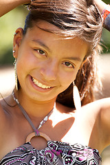 Image showing beautiful teenage girl