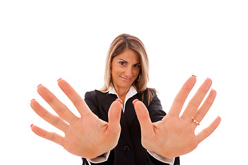 Image showing Businesswoman hands
