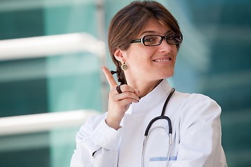 Image showing Friendly female doctor