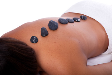 Image showing Hot stone treatment