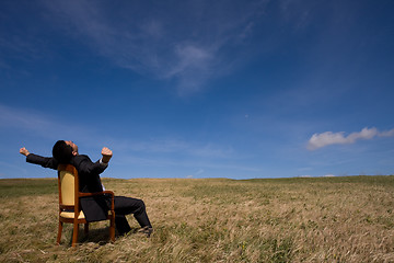Image showing Outdoor relax