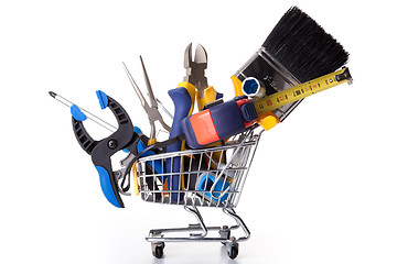 Image showing Shopping some construction tools