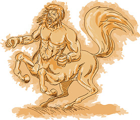 Image showing Centaur angry