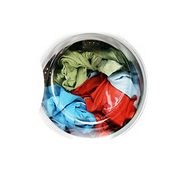 Image showing Clothes in laundry