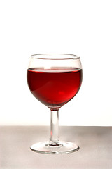 Image showing glass of red wine