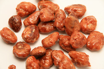 Image showing easter sugar and chocolate almonds