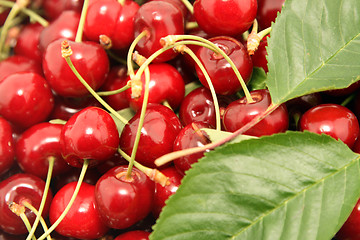 Image showing beautiful and tasty cherries