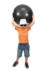 Image showing Boy with ball