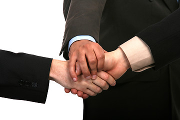 Image showing business shake hand