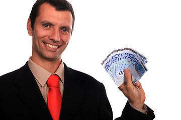 Image showing businessman with money