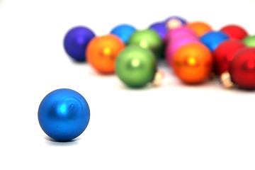 Image showing beautiful christmas balls