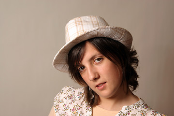 Image showing casual young woman