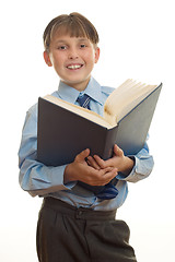 Image showing Student with open book
