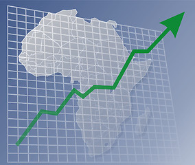 Image showing Chart Africa up
