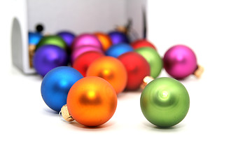 Image showing beautiful christmas balls