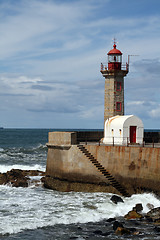 Image showing Lighthouse, Foz do Douro, Portugal