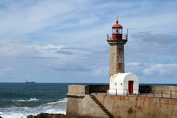 Image showing Lighthouse, Foz do Douro, Portugal